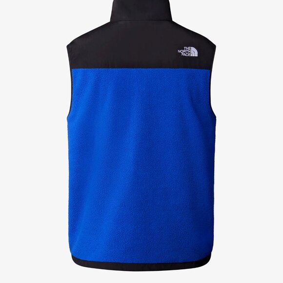 The North Face Men's Retro Denali Vest Gilet Men's Size L $150 Black Blue - Picture 2 of 12